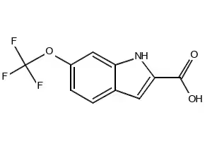 6-(TRIFLUOROMETHOXY)-1H-INDOLE-2-CARBOXYLIC ACID structure, CAS 923259-70-5
