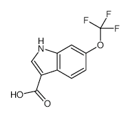 6-(TRIFLUOROMETHOXY)-1H-INDOLE-3-CARBOXYLIC ACID structure, CAS 959238-96-1