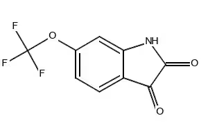 6-(TRIFLUOROMETHOXY)INDOLINE-2,3-DIONE structure, CAS 162252-92-8