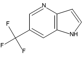 6-(TRIFLUOROMETHYL)-1H-PYRROLO[3,2-B]PYRIDINE structure, CAS 1190311-44-4