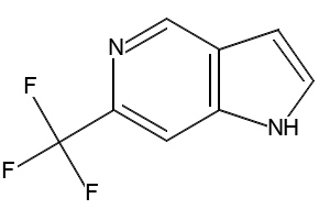 6-(TRIFLUOROMETHYL)-1H-PYRROLO[3,2-C]PYRIDINE structure, CAS 1190315-48-0