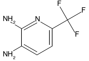 6-(TRIFLUOROMETHYL)PYRIDINE-2,3-DIAMINE structure, CAS 683242-79-7