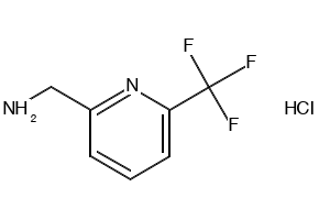 6-(TRIFLUOROMETHYL)PYRIDINE-2-METHYLAMINE HYDROCHLORIDE structure, CAS 1185022-87-0