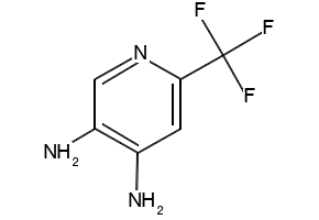 6-(TRIFLUOROMETHYL)PYRIDINE-3,4-DIAMINE structure, CAS 438564-37-5