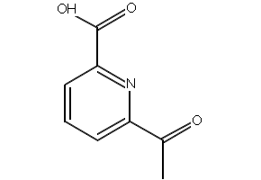 6-ACETYLPICOLINIC ACID structure, CAS 122637-39-2