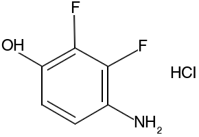6-AMINO-2,3-DIFLUOROPHENOL HYDROCHLORIDE structure, CAS 1330750-27-0
