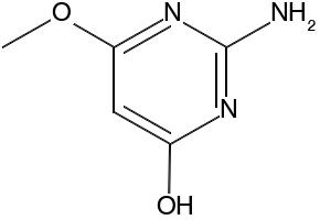 6-AMINO-2-METHOXYPYRIMIDIN-4(3H)-ONE structure, CAS 52386-29-5