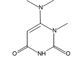 6-AMINO-5-(DIMETHYLAMINO)-1-METHYLPYRIMIDINE-2,4(1H,3H)-DIONE structure, CAS 14094-38-3