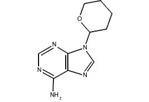 6-AMINO-9-TETRAHYDROPYRANYLPURINE structure, CAS 7306-67-4