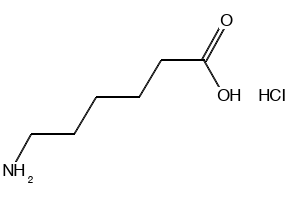 6-AMINOHEXANOIC ACID HYDROCHLORIDE structure, CAS 4321-58-8