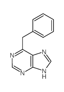 6-BENZYLPURINE structure, CAS 29866-18-0