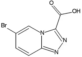 6-BROMO-[1,2,4]TRIAZOLO[4,3-A]PYRIDINE-3-CARBOXYLIC ACID structure, CAS 1159831-86-3