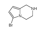 6-BROMO-1,2,3,4-TETRAHYDROPYRROLO[1,2-A]PYRAZINE structure, CAS 1174645-20-5