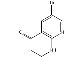 6-BROMO-1,8-NAPHTHYRIDIN-4(1H)-ONE structure, CAS 1150618-43-1