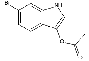 6-BROMO-1H-INDOL-3-YL ACETATE structure, CAS 114306-17-1