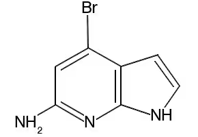 6-BROMO-1H-PYRROLO[2,3-B]PYRIDIN-4-AMINE structure, CAS 1000340-72-6