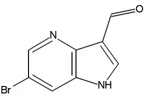 6-BROMO-1H-PYRROLO[3,2-B]PYRIDINE-3-CARBALDEHYDE structure, CAS 1190312-27-6