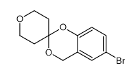 6-BROMO-2',3',5',6'-TETRAHYDRO-4H-SPIRO[BENZO[D][1,3]DIOXINE-2,4'-PYRAN] structure, CAS 895525-86-7