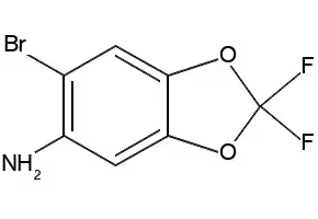 6-BROMO-2,2-DIFLUOROBENZO[D][1,3]DIOXOL-5-AMINE structure, CAS 887267-84-7