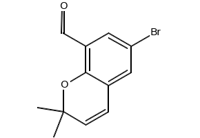 6-BROMO-2,2-DIMETHYL-2H-CHROMENE structure, CAS 82305-04-2