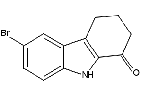 6-BROMO-2,3,4,9-TETRAHYDRO-1H-CARBAZOL-1-ONE structure, CAS 59514-18-0