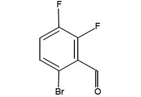 6-BROMO-2,3-DIFLUOROBENZALDEHYDE structure, CAS 360576-04-1