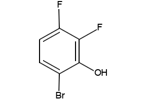 6-BROMO-2,3-DIFLUOROPHENOL structure, CAS 186590-23-8