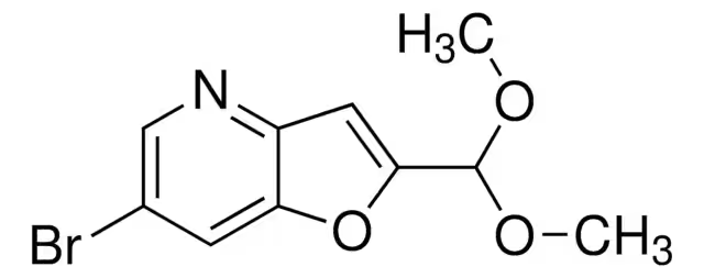 6-BROMO-2-(DIMETHOXYMETHYL)FURO[3,2-B]PYRIDINE structure, CAS 1186311-21-6