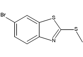 6-BROMO-2-(METHYLTHIO)BENZO[D]THIAZOLE structure, CAS 474966-97-7