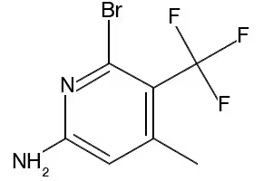 6-BROMO-2-(TRIFLUOROMETHYL)QUINAZOLIN-4-AMINE structure, CAS 929379-35-1