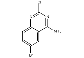 6-BROMO-2-CHLOROQUINAZOLIN-4-AMINE structure, CAS 111218-89-4