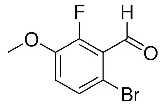 6-BROMO-2-FLUORO-3-METHOXYBENZALDEHYDE structure, CAS 853792-27-5