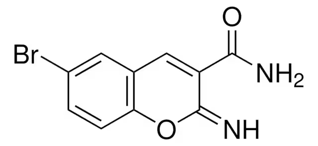 6-BROMO-2-IMINO-2H-1-BENZOPYRAN-3-CARBOXAMIDE structure, CAS 79604-91-4