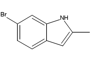 6-BROMO-2-METHYLINDOLE structure, CAS 6127-19-1