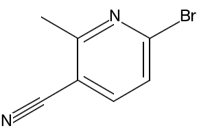 6-BROMO-2-METHYLNICOTINONITRILE structure, CAS 1003711-39-4