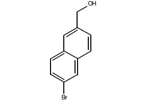 6-BROMO-2-NAPHTHYLMETHANOL structure, CAS 100751-63-1