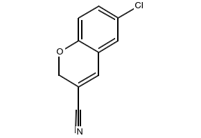 6-BROMO-2H-CHROMENE-3-CARBONITRILE structure, CAS 57543-68-7