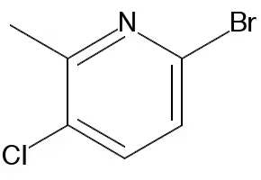 6-BROMO-3-CHLORO-2-METHYLPYRIDINE structure, CAS 944317-27-5
