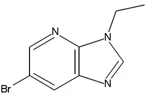 6-BROMO-3-ETHYL-3H-IMIDAZO[4,5-B]PYRIDINE structure, CAS 1033202-59-3