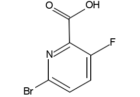 6-BROMO-3-FLUOROPICOLINIC ACID structure, CAS 1052714-48-3
