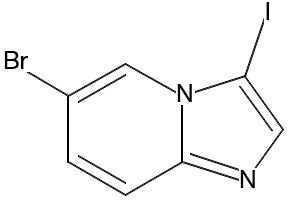 6-BROMO-3-IODOIMIDAZO[1,2-A]PYRIDINE structure, CAS 474706-74-6