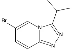 6-BROMO-3-ISOPROPYL-[1,2,4]TRIAZOLO[4,3-A]PYRIDINE structure, CAS 459448-06-7