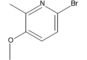 6-BROMO-3-METHOXY-2-METHYLPYRIDINE structure, CAS 850882-87-0