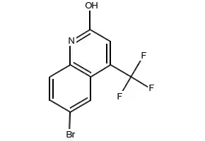 6-BROMO-4-(TRIFLUOROMETHYL)QUINOLIN-2(1H)-ONE structure, CAS 328955-61-9