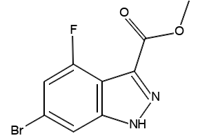 6-BROMO-4-FLUORO-3-METHYL-1H-INDAZOLE structure, CAS 1214900-63-6