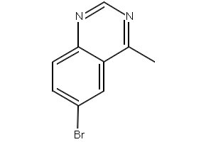 6-BROMO-4-METHYLQUINAZOLINE structure, CAS 69674-27-7