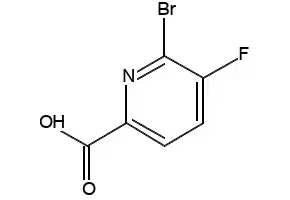 6-BROMO-5-FLUOROPICOLINIC ACID structure, CAS 1052714-46-1