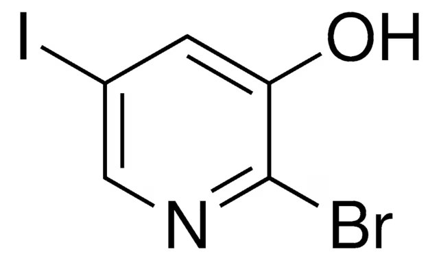 6-BROMO-5-IODOPYRIDIN-3-OL structure, CAS 697300-70-2