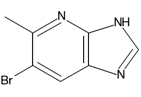 6-BROMO-5-METHYL-1H-IMIDAZO[4,5-B]PYRIDINE structure, CAS 28279-41-6