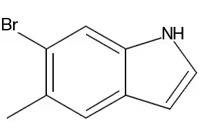 6-BROMO-5-METHYL-1H-INDOLE structure, CAS 248602-16-6